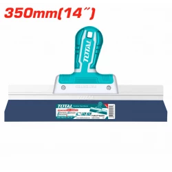 TOTAL Drywall Taping Knife 350mm – 14" – Flexible Knife for Applying Joint Compound and Finishing Drywall