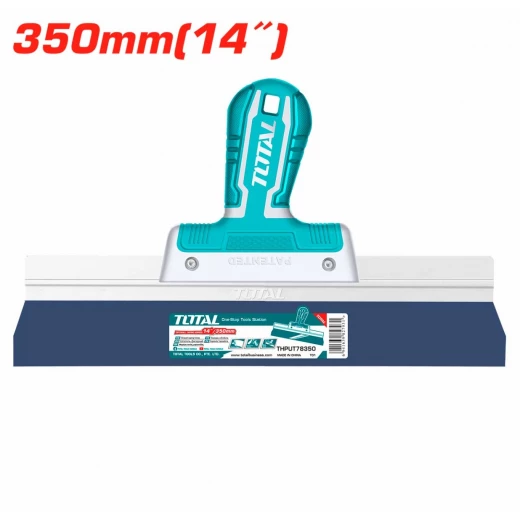 TOTAL Drywall Taping Knife 350mm – 14" – Flexible Knife for Applying Joint Compound and Finishing Drywall TOTAL Drywall Taping Knife 350mm – 14" – Flexible Knife for Applying Joint Compound and Finishing Drywall