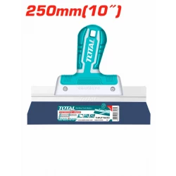 TOTAL Drywall Taping Knife 250mm – 10" – Flexible Knife for Applying Joint Compound and Finishing Drywall