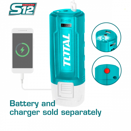شاحن USB-A ليثيوم أيون من توتال – محول طاقة سريع الشحن لبطاريات الليثيوم أيون شاحن USB-A ليثيوم أيون من توتال – محول طاقة سريع الشحن لبطاريات الليثيوم أيون