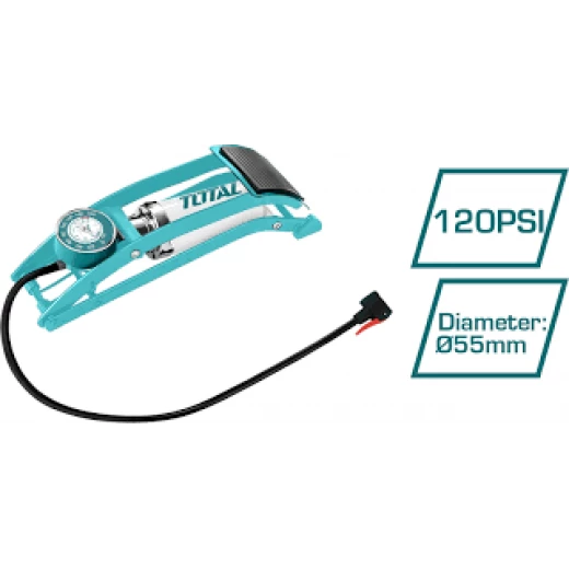 Total Manual Foot Pump – Portable Air Pump for Tires, Balls, and Inflatables Total Manual Foot Pump – Portable Air Pump for Tires, Balls, and Inflatables