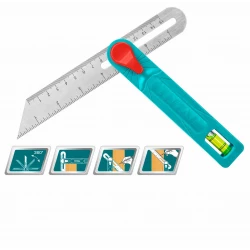 TOTAL Angle Square Sliding T-Bevel Gauge 150mm / 7" (TAHS181511), Stainless Steel Blade, Accurate Inside & Outside Angle Measurement, Lightweight & Portable