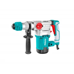 Total Rotary Hammer SDS Plus 1500W, Powerful Multi-Mode Drill with Anti-Vibration Handle & Variable Speed