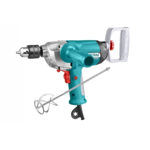 خلاط كهربائي TD61106 بقوة 1100 واط مع تحكم بسرعة متغيرة, تصميم متين لخليط المونة، الجبس، الدهانات والمواد اللاصقة, مقبض مريح وسهل التركيب من توتال خلاط كهربائي TD61106 بقوة 1100 واط مع تحكم بسرعة متغيرة, تصميم متين لخليط المونة، الجبس، الدهانات والمواد اللاصقة, مقبض مريح وسهل التركيب من توتال