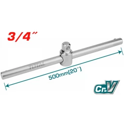 TOTAL DR. Sliding T-Bar 3/4", 20" (THTSTB34201) – Heavy-Duty Sliding T-Bar Handle for Automotive and Mechanical Use
