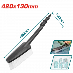 Total Fix Brush 420mm x 130mm, Durable PP & PA66, Compatible with Total Fix Tool Models