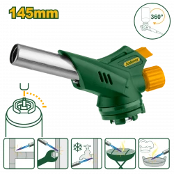 JADEVER Flame Gun JDFG1604, Adjustable Flame Control Portable Torch with Easy Ignition, Ergonomic Grip, and Versatile Use for Soldering, Heating & Culinary