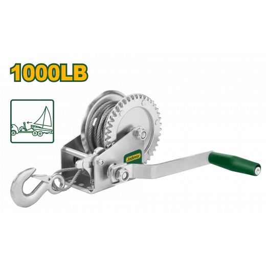 رافعة يدوية بسعة 460 كجم موديل JDJW1101 رافعة متينة يدوية للرفع والسحب الثقيل، تصميم مدمج وسهل النقل من جادفر رافعة يدوية بسعة 460 كجم موديل JDJW1101 رافعة متينة يدوية للرفع والسحب الثقيل، تصميم مدمج وسهل النقل من جادفر