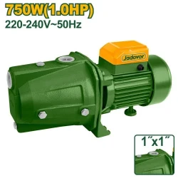 Jadever JDWPJA03 Water Pump 750W 1.0HP, Practical Pump for Water Transfer, Irrigation and Home Applications, Durable and Efficient Design