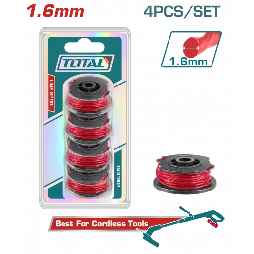 TOTAL 4PCs Line Spool Set 1.6mm (TALS1602) TOTAL 4PCs Line Spool Set 1.6mm (TALS1602)