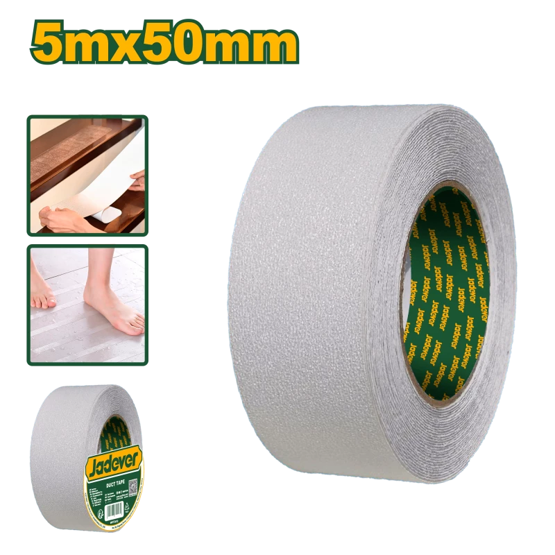 شريط JADEVER شفاف مانع للانزلاق 5 متر × 50 مم (2 بوصة) - جادفر