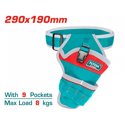 TOTAL Drill Holster with Belt and Multiple Pockets (THT16P30125) TOTAL Drill Holster with Belt and Multiple Pockets (THT16P30125)