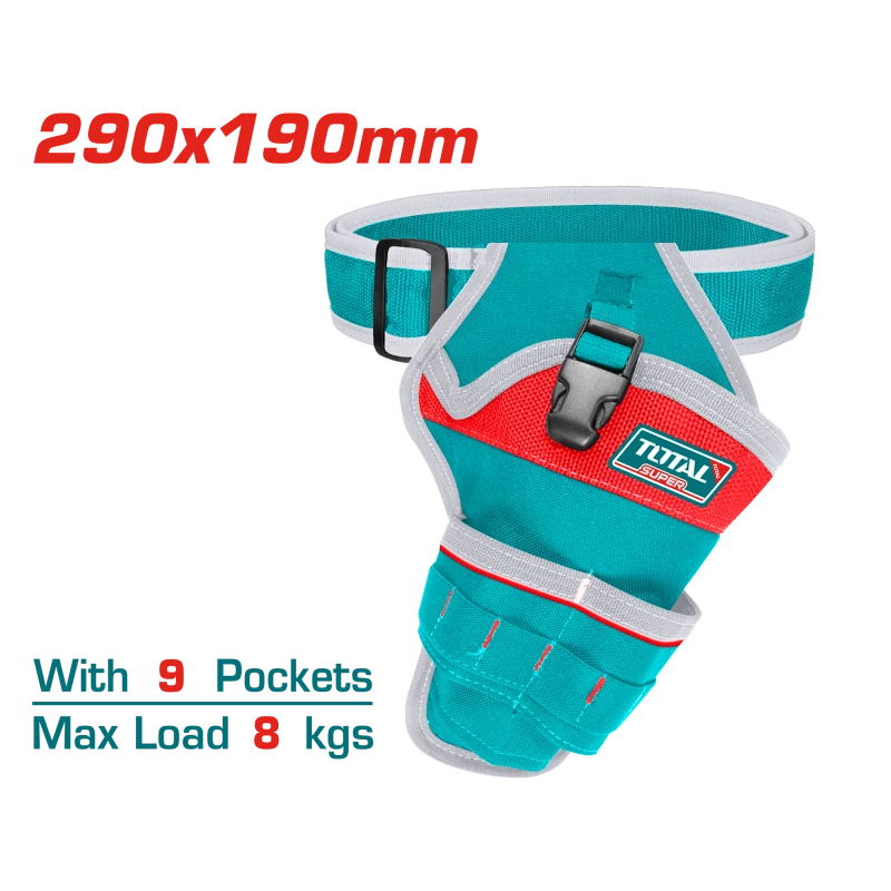 TOTAL Drill Holster with Belt and Multiple Pockets (THT16P30125) - Total