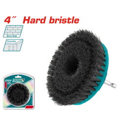 TOTAL Hard Bristle Brush 4 Inch – Durable Stiff Bristle Brush for Heavy-Duty Cleaning and Surface Preparation