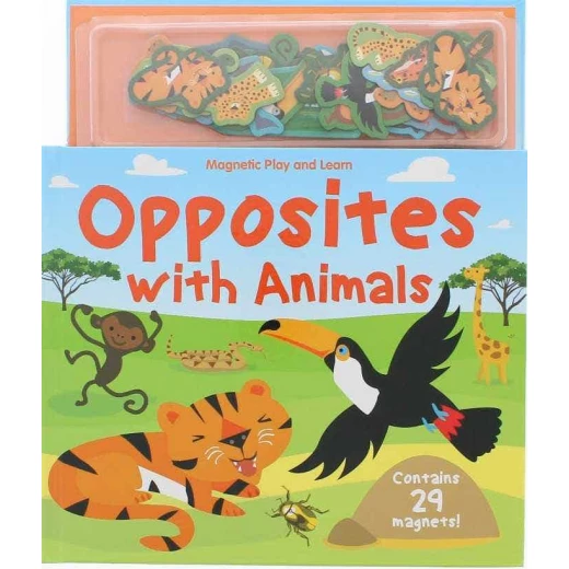 Opposites with Animals Children's Book – Ages 3-5, featuring beautiful illustrations to engage young readers while teaching opposites in a fun and interactive way