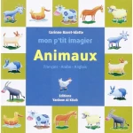 Mon P'tit Imagier Animaux F: Interactive French Animal Picture Book for Toddlers - Dar al hayat
