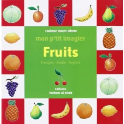 Fruits: French-Arabic-English Bilingual Learning Book for Kids & Adults
