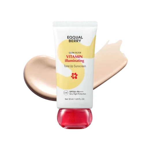 إكوالبيري كريم تون أب فيتامين جلو بعامل حماية SPF50+ PA++++ 50 مل إكوالبيري كريم تون أب فيتامين جلو بعامل حماية SPF50+ PA++++ 50 مل