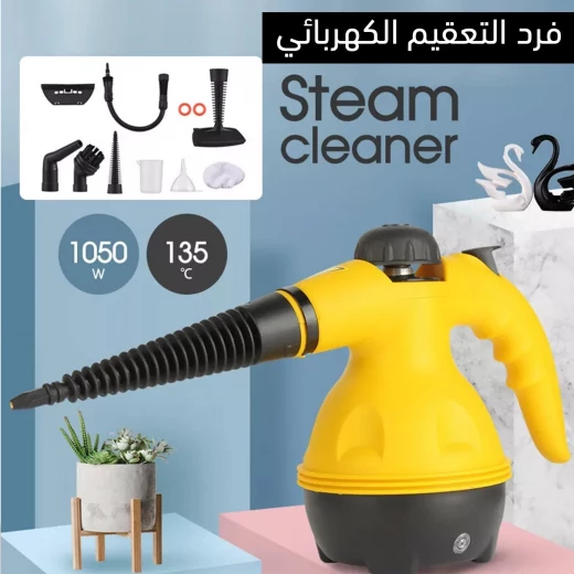 جهاز تنظيف بالبخار DF-A001 ,تنظيف قوي بدون مواد كيميائية للمنزل والأسطح مع ملحقات متعددة وتسخين سريع وتصميم مريح وخفيف الوزن - Image 2