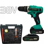 طقم مثقاب لاسلكي XFOX 38V: قوي ومتعدد الاستخدامات لمشاريع DIY - XFOX