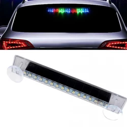 Solar Powered Multicolor Car Lights, Weather-Resistant LED Lighting with Easy Installation, Vibrant Colors, and Enhanced Night Visibility