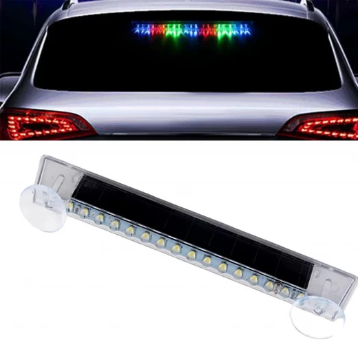 Solar Powered Multicolor Car Lights, Weather-Resistant LED Lighting with Easy Installation, Vibrant Colors, and Enhanced Night Visibility Solar Powered Multicolor Car Lights, Weather-Resistant LED Lighting with Easy Installation, Vibrant Colors, and Enhanced Night Visibility