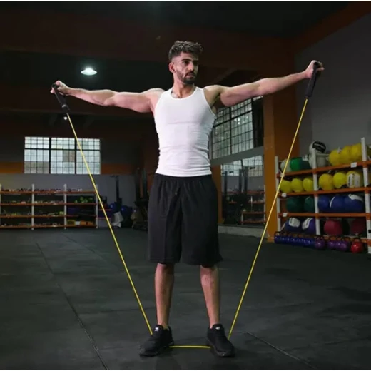 Elastic Resistance Bands for Full Body Workout & Strength Training - Image 3