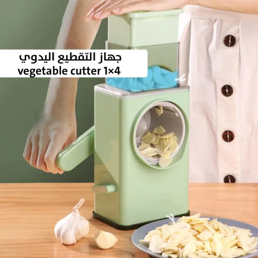 قطاعة الخضروات اليدوية 4 في 1: تقطيع، تقطيع مكعبات، وبشر بسهولة - Image 3