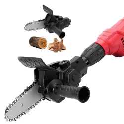 Drill-Powered Tree Pruning Saw Attachment 4-Inch for Precise Cuts
