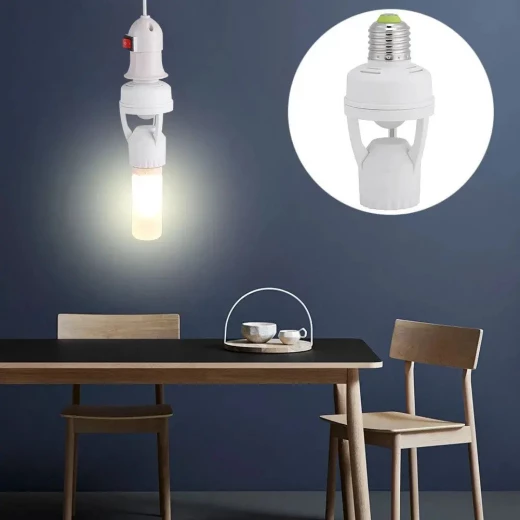 مقبس ضوء LED E27 مع مستشعر حركة - حل إضاءة أوتوماتيكي - Image 3