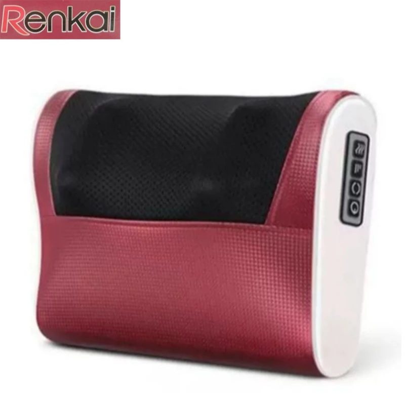 HEALTH Renkai Back & Neck Massager, Deep Tissue Massage for Pain Relief, Electric Shiatsu Massager with Heat, Relaxation for Home, Office, & Travel - Heal th renkai