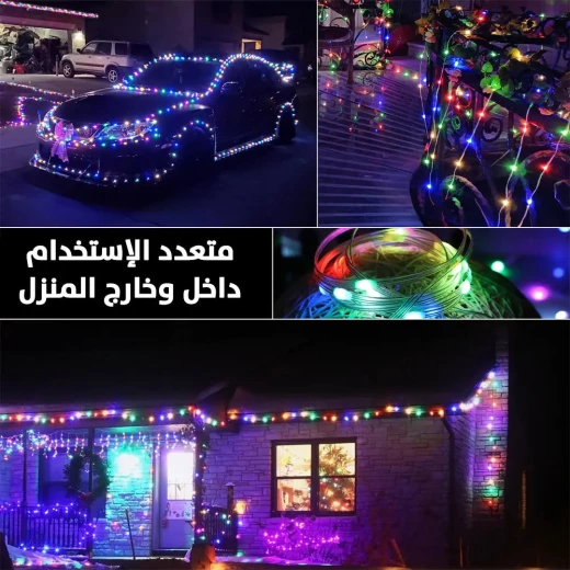 أضواء خرافية ذكية 5 متر IC-RGB ضوء حبل LED مع التحكم بالتطبيق والتفاعل مع الصوت - Image 6