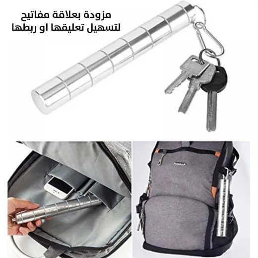 منظم حبوب يومي محمول من سبائك الألومنيوم - تصميم أسطواني - Image 3