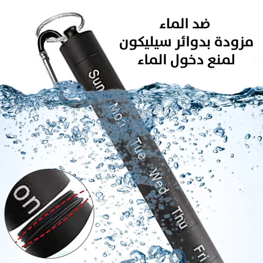 منظم حبوب يومي محمول من سبائك الألومنيوم - تصميم أسطواني - Image 6