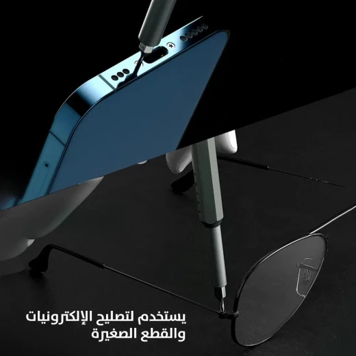 طقم مفكات احترافي 45 في 1 صغير لصيانة الإلكترونيات - Image 4