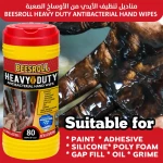 Beesroll Heavy Duty Antibacterial Hand Wipes: Tough on Dirt, Gentle on Hands - Beesroll