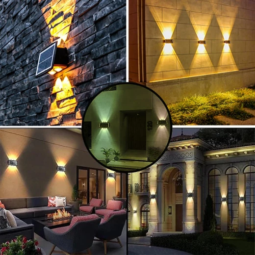 مصباح حائط شمسي مزخرف BD-8: تصميم صحراوي، إضاءة خارجية موفرة للطاقة - Image 4