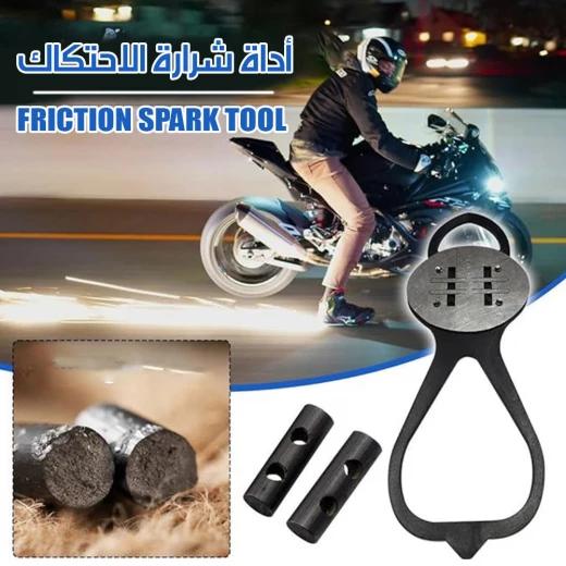 Friction Fire Starter Tool, Durable & Reliable Survival Flint for Outdoor Camping, Hiking, and Emergency Use - Image 7