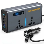 محول شاحن سيارة مع شحن سريع USB و Type-C - طاقة 12 فولت