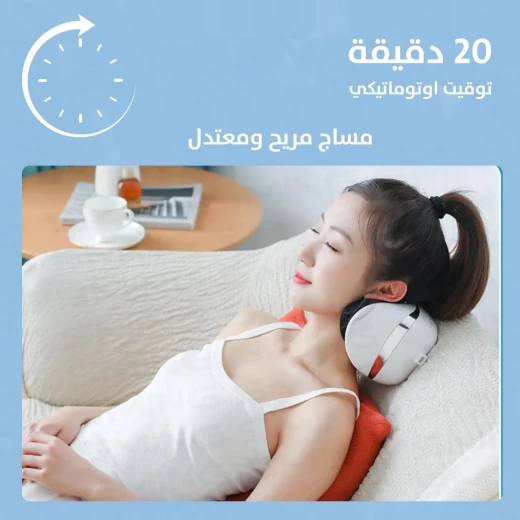 وسادة تدليك العمود الفقري العنقي: تخفيف آلام الرقبة والاسترخاء - Image 9