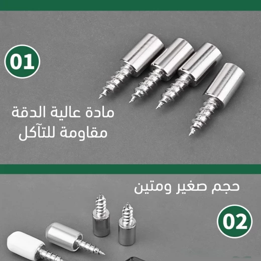 مسامير تثبيت الخزائن والرفوف - 100 مسمار لكل عبوة - Image 3