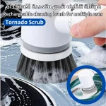 Tornado Scrub Rechargeable Cleaning Brush for Kitchen & Bathroom
