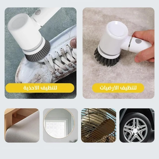 Tornado Scrub Rechargeable Cleaning Brush for Kitchen & Bathroom - Image 4