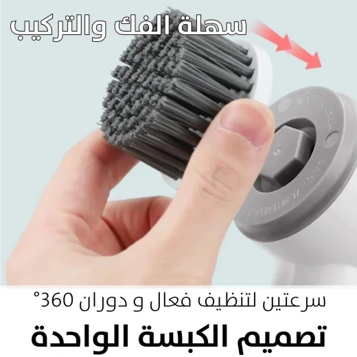 Tornado Scrub Rechargeable Cleaning Brush for Kitchen & Bathroom - Image 5