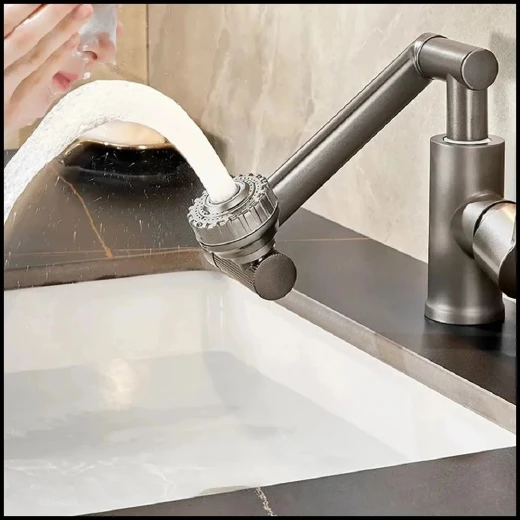 صنبور مطبخ أنيق: تصميم قابل للتعديل والتدوير لسهولة الاستخدام - Image 4
