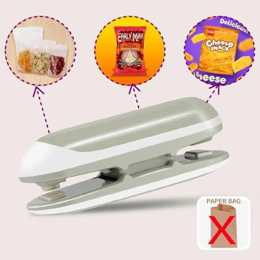 Bag Sealer & Cutter: Heat Seal & Trim Bags for Freshness & Convenience - Image 4