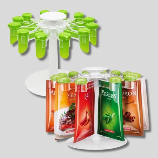 Spice Bag Organizer (12-Piece Set) - Kitchen Spice Storage Solution - Image 2