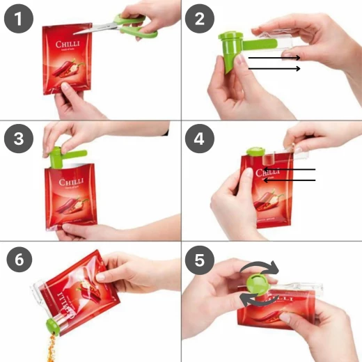 Spice Bag Organizer (12-Piece Set) - Kitchen Spice Storage Solution - Image 4