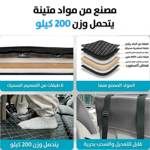 مرتبة سيارة قابلة للطي: سرير سفر مريح لأي مركبة - Image 6