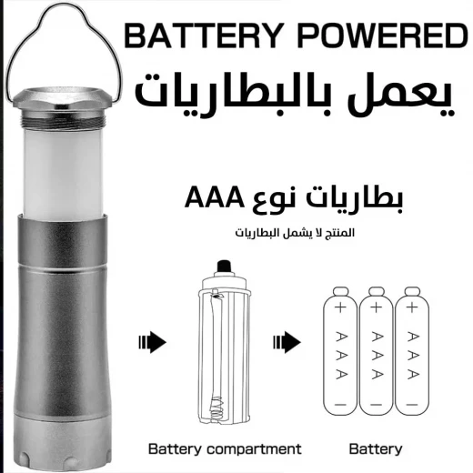 LED Camping Lantern & Floodlight Combo - Portable & Bright - Image 5